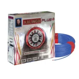 Kalinga Plus 2.5 Sqmm Single Core Blue FR PVC Insulated Housing Wire, Length: 90 m-picture-31