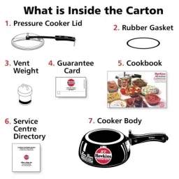 Hawkins Contura 2L Black Induction Bottom Pressure Cooker, CXT20 (Pack of 2) image 4
