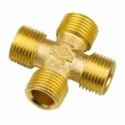 SFI 1/4 inch Brass Male Cross-picture-30