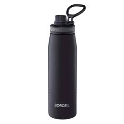 Borosil Gosport 900ml Stainless Steel Black Hydra Vacuum Insulated Flask Water Bottle, BT0900BK102-picture-30