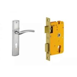 Dorset ML Series Onix 10 inch Stainless Steel Patina Finish Door Handle Lock Set with-picture-2