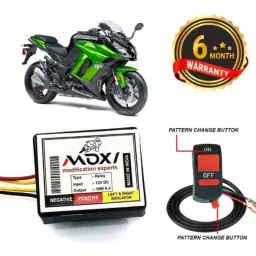 Auto Pearl 12V Black Front &a; Rear Flasher Indicator Light for Kawasaki SW Ninja 1000 BS6-picture-45
