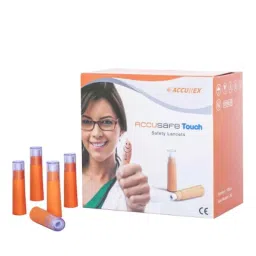 Accurex Accusafe Touch Lancets (Pack of 100) image 1