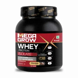 Megagrow 1kg Chocolate Isolate Whey Protein Powder with No Sugar Added, MEGAGROWSNO2-picture-12