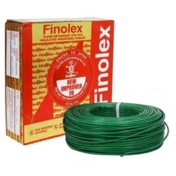 Finolex 2.5 Sqmm Single Core Green FR Copper PVC Insulated House Wire, Length: 90 m-picture-33
