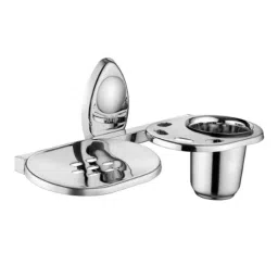 Ruhe Drop Stainless Steel Chrome Finish Soap Dish with Tumbler Holder, 12-0810-01-picture-17