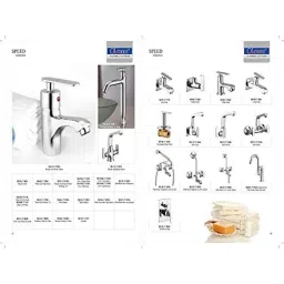 Oleanna Speed Brass Silver Chrome Finish Pillar Cock image 3