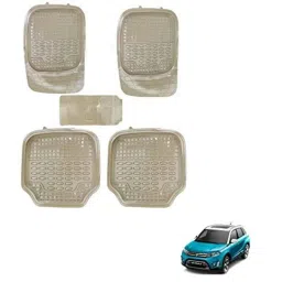 Kozdiko 5 Pcs 4G Beige Rubber &a; PVC Heavy Car Foot Mat Set for Maruti Suzuki Vitara Brezza, koz_81065-picture-20