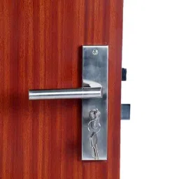 Homexpert MG303 8 inch 60mm Stainless Steel Satin Finish Cylindrical Plate One Side Key Mortise Door Lock Set-image-17