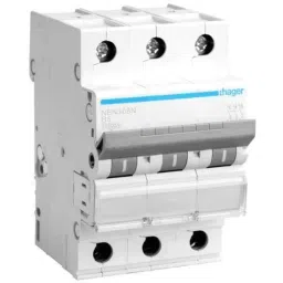Hager 40A Three Pole B Curve h3 MCB, NBN340N, Breaking Capacity: 10 kA-picture-42