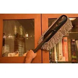 Kozdiko Microfiber Grey Duster with Extendable Handle for Hyundai Xcent image 3