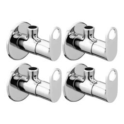 Fastgear Prime Brass Silver Chrome Finish Angle Valve, FG1066 (Pack of 4)-picture-11