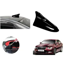 Auto Pearl ABS Black Universal Replacement Shark Fin Car Roof Antenna For Skoda Superb-picture-18