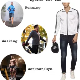 toxic addiction Men Solid Sports Jacket image 5