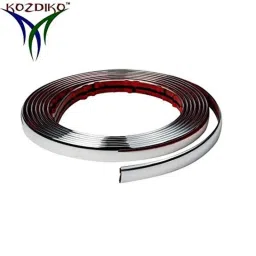 Kozdiko 20m 15mm Car Chrome Beading Roll for Fiat Abarth image 2