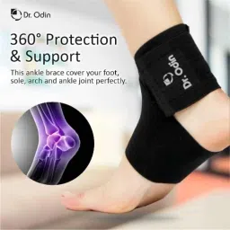 Dr Odin AF-02 Pain Relief Ankle Support Compression Brace &a; Foot Binder for Men &a; Women Size: L image 2