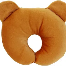 babesite BABY SEED PILLOW, Pillow for Newborn Baby-Round Head Shaping Pillow, 0-12 Months Mustard Seeds, Cotton Animals Baby Pillow Pack of 1 image 2