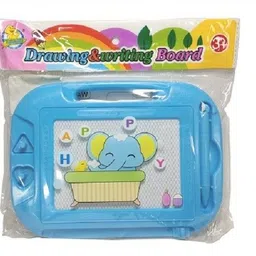 wah notion Drawing And Writing Board Colour Blue 0 to 9 counting Full ABCD image 4