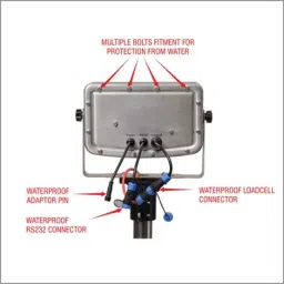 Eagle Splash 6kg Waterproof Stainless Steel Bench Scale with LCD Display image 3