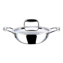 Vinod Platinum 4.1L Induction Friendly Extra Deep Kadhai with Lid, EDPTKD26-picture-7