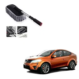 Kozdiko Microfiber Grey Duster with Extendable Handle for Mahindra Xuv aero (Pack of 2)-picture-11