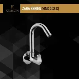Kimson Zara 12 inch Brass Silver Chrome Plated Sink Pillar Tap Faucet, KZR-2610 image 2
