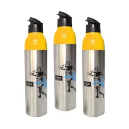 Breeze Rio 750ml Stainless Steel &a; Plastic Water Bottle (Pack of 3)-picture-41
