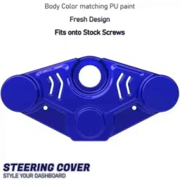 Znee Smart Blue Steering Cover for Yamaha R15 V3 image 2