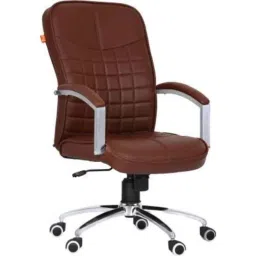 Da URBAN Swinton Brown Leatherette Office Executive Chair image 2