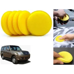 Auto Pearl Polyurethane Beige Washing &a; Waxing Polish Foam Sponge for Sumo Grand Dicor 2009-2012 (Pack of 5)-picture-39