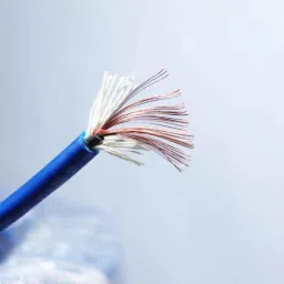 Super GEC 1 Sqmm 2 Core Copper Blue Ultrasoft Halogen Wire, 28-38, Length: 64 m image 2