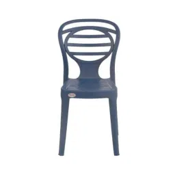 Supreme Oak Plastic Navy Blue Elegantly Design Chair without Arm (Pack of 2)-picture-34
