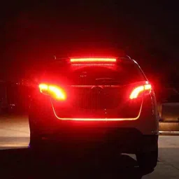 Kozdiko 12V Plastic Multicolour Streamer Brake Tail &a; Turn Signal LED Strip Light for Tata 45X image 3