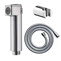 Marcoware ABS Chrome Finish Flow Adjustable Health Faucet Set-picture-32