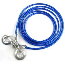 Kozdiko 8mm 6000kg Blue Car/Auto Full Steel Towing Rope for Maruti Suzuki WagonR Stingray-picture-18
