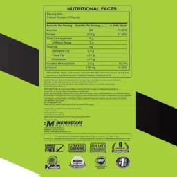 Big Muscles 5kg Malt Chocolate Body Fuel Hardcore Muscle Gainer image 2