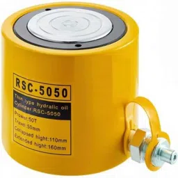 Nutronics 50 Ton 50mm Stroke Yellow Hydraulic Cylinder Jack with Hand Pump, RSC-5050700-picture-28