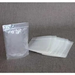 Deera 100g Plastic Ziplock Standee Clear Pouch (Pack of 50) image 4