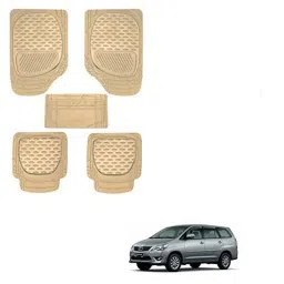 Kozdiko 6255 5 Pcs Rubber &a; PVC Beige Car Foot Mat Set for Toyota Land Cruiser-picture-26