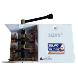 Selvo 63A 415V Double Pole L.T. Type Mini Changeover Switch image 3