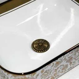 InArt 5 inch Brass Gold Wash Basin Pop Up Waste Coupling, INA-411 image 5