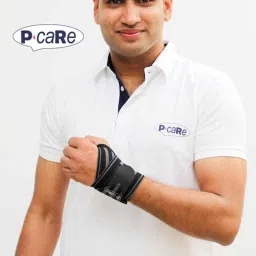 p care P+caRe Black Wrist Brace, B2012, Size: Universal image 2