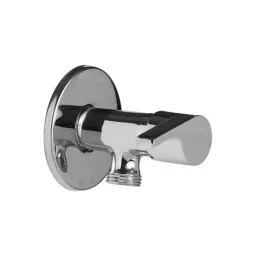 Marcoware Auro Brass Chrome Finish Angle Valve with Wall Flange (Pack of 2) image 5