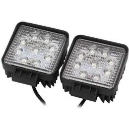 JBRIDERZ Bike 9 Led Square 2 Pcs Fog Light For Mahindra Kine-picture-29