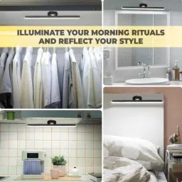 Gigawatts 12W Warm White LED Picture Photo Vanity Mirror Dressing Table Light with Adjustable Head &a; 3 Step image 3