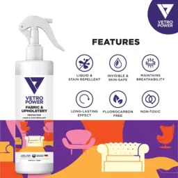 Vetro Power 250ml Fabric &a; Upholstery Protector, VPF&a;UPIN250 image 2