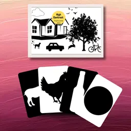 ekdali Early Learning Flashcards: High Contrast Black and White Designs-picture-28