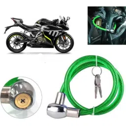 Auto Pearl PVC &a; Plastic Green Heavy Duty Cable Lock for 250SR, 038-picture-36