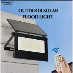 Cybernautt 50W 6000K Cool Day White Outdoor Solar Flood Light, Vega SL05-50 image 4