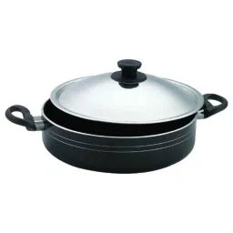 Pigeon Deluxe 27.5cm Aluminium Black Triple Layer Non-Stick Fry Pan by Stovekraft, 174-picture-14